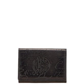 ベルルッティ カリグラフィ カードケース ブラック レザー メンズ Berluti 【中古】