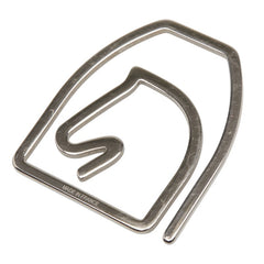 エルメス エケストル マネークリップ シルバー メタル レディース HERMES 【中古】