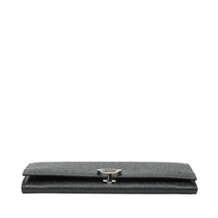 ブルガリ ブルガリブルガリ 長財布 ブラック レザー レディース BVLGARI 【中古】