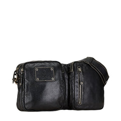 グッチ 斜め掛け ショルダーバッグ 201842 ブラック レザー レディース GUCCI 【中古】