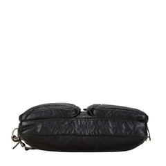 グッチ 斜め掛け ショルダーバッグ 201842 ブラック レザー レディース GUCCI 【中古】