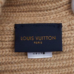 ルイ ヴィトン モノグラム ボネ LVビーニー ニットキャップ ニット帽 M77290 ベージュ ウール レディース LOUIS VUITTON 【中古】