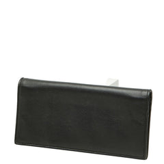 ディオール オム 長財布 二つ折り ブラック レザー メンズ DIOR HOMME 【中古】