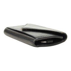 バレンシアガ ペーパー 6連 キーケース 499204 ブラック レザー レディース BALENCIAGA 中古