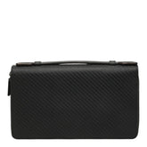 ダンヒル サイドカー ダブルジップ オーガナイザー ウォレット 長財布 ブラック レザー レディース Dunhill 中古