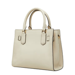 マイケルコース LANDON サッチェル スモール ハンドバッグ ショルダーバッグ 2WAY ホワイト アイボリー レザー レディース Michael Kors 中古