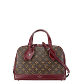 ルイ ヴィトン モノグラム ドラPM ハンドバッグ ショルダーバッグ 2WAY M50520 ブラウン ワインレッド PVC レザー レディース LOUIS VUITTON 【中古】