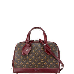 ルイ ヴィトン モノグラム ドラPM ハンドバッグ ショルダーバッグ 2WAY M50520 ブラウン ワインレッド PVC レザー レディース LOUIS VUITTON 【中古】