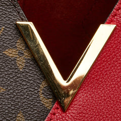 ルイ ヴィトン モノグラム キモノMM トートバッグ ショルダーバッグ M40459 スリーズ レッド ブラウン PVC レザー レディース LOUIS VUITTON 【中古】