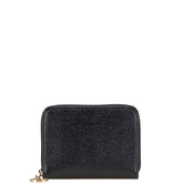 ブルガリ ブルガリブルガリ ラウンドファスナー コインケース 小銭入れ ブラック レザー メンズ BVLGARI 【中古】