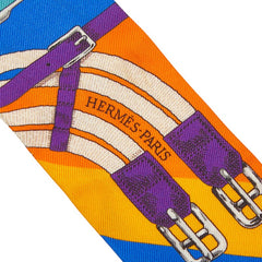 エルメス ツイリー Clasps バックル スカーフ マルチカラー シルク レディース HERMES 中古