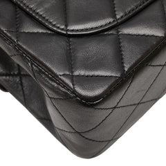 シャネル マトラッセ ココマーク チェーン ショルダーバッグ ブラック ラムスキン レディース CHANEL 【中古】