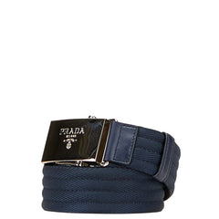 プラダ ベルト ガチャベルト サイズ:90/36 2C3497 ネイビー ナイロン レザー メンズ PRADA 【中古】