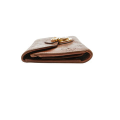 ルイ ヴィトン マヒナ ポルトフォイユ アメリア 長財布 M95996 コニャック ブラウン レザー レディース LOUIS VUITTON 【中古】