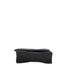 プラダ 三角ロゴプレート ミニショルダーバッグ ブラック ナイロン レディース PRADA 【中古】