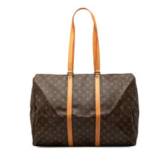 ルイ ヴィトン モノグラム フラネリー50 ボストンバッグ トラベルバッグ M51116 ブラウン PVC レザー レディース LOUIS VUITTON 【中古】
