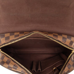 ルイ ヴィトン ダミエ シェルトンMM 斜め掛け ショルダーバッグ N41149 ブラウン PVC レザー レディース LOUIS VUITTON 【中古】