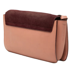 クロエ フェイ 斜め掛け ショルダーバッグ 02-16-99-65 ピンク レザー スウェード レディース Chloe 中古