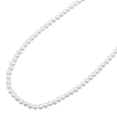 ノーブランド SV925 シルバー 淡水パール4~4.5mm ネックレス レディース no brand 【中古】