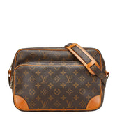 ルイ ヴィトン モノグラム ナイル 斜め掛け ショルダーバッグ M45244 ブラウン PVC レザー レディース LOUIS VUITTON 【中古】