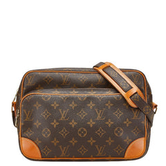 ルイ ヴィトン モノグラム ナイル 斜め掛け ショルダーバッグ M45244 ブラウン PVC レザー レディース LOUIS VUITTON 【中古】