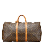 ルイ ヴィトン モノグラム キーポル60 ボストンバッグ M41422 ブラウン PVC レザー レディース LOUIS VUITTON 【中古】