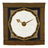 カルティエ 時計 スカーフ ブラック イエロー ホワイト シルク レディース CARTIER 【中古】