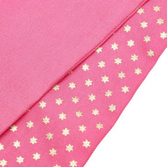 グッチ GUCCY セガロゴ 18SS スカーフ ピンク ゴールド シルク レディース GUCCI 【中古】