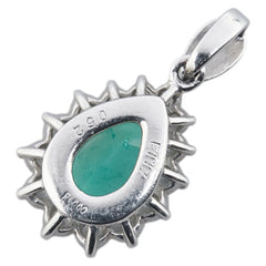 ノーブランド Pt プラチナ エメラルド1.17ct ダイヤモンド0.52ct ペンダントトップ レディース no brand 【中古】