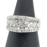 ノーブランド Pt900 プラチナ ダイヤ1.53ct リング 指輪 レディース no brand 14号 【中古】