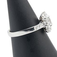 ノーブランド Pt900 プラチナ ダイヤモンド0.76ct ダイヤモンド0.301ct リング 指輪 レディース no brand 15号 【中古】