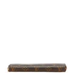 ルイ ヴィトン モノグラム ジッピーウォレット ラウンドファスナー 長財布 M60017 ブラウン PVC レディース LOUIS VUITTON 【中古】