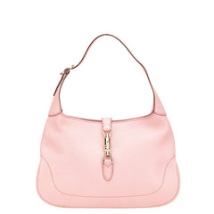 グッチ ニュージャッキー ワンショルダーバッグ ハンドバッグ 137335 ピンク レザー レディース GUCCI 【中古】