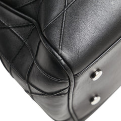 ディオール カナージュ グランヴィル ハンドバッグ ショルダーバッグ 2WAY ブラック レザー レディース Dior 【中古】