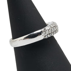 ノーブランド Pt900 プラチナ ダイヤ2.001ct パヴェ リング 指輪 レディース no brand 9号 【中古】