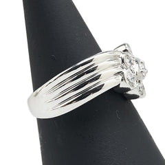 ノーブランド Pt900 プラチナ ダイヤ0.56ct リング 指輪 レディース no brand 9号 【中古】