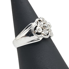 ノーブランド Pt900 プラチナ ダイヤ0.22ct レース リング 指輪 レディース no brand 11.5号 【中古】