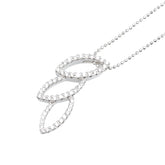 K18WG ホワイトゴールド ダイヤ0.70ct LA Soma ラ ソマ ネックレス レディース 【中古】