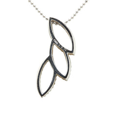 K18WG ホワイトゴールド ダイヤ0.70ct LA Soma ラ ソマ ネックレス レディース 【中古】