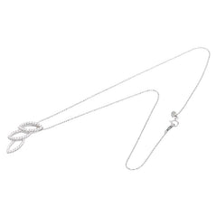 K18WG ホワイトゴールド ダイヤ0.70ct LA Soma ラ ソマ ネックレス レディース 【中古】