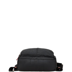 バリー リュック バックパック ブラック キャンバス レザー レディース BALLY 【中古】