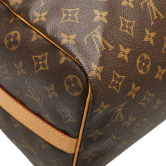 ルイ ヴィトン モノグラム キーポルバンドリエール45 ボストンバッグ ショルダーバッグ 2WAY M41418 ブラウン PVC レザー レディース LOUIS VUITTON 【中古】