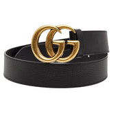 グッチ GGマーモント ベルト サイズ:80 32 406831 ブラック レザー レディース GUCCI 【中古】