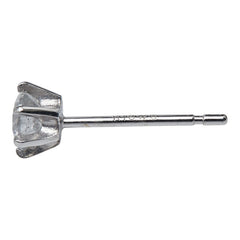 ノーブランド K18WG ホワイトゴールド ダイヤモンド0.397ct ピアス レディース no brand 【中古】