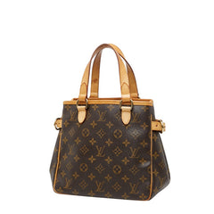 ルイ ヴィトン モノグラム バティニョール ハンドバッグ M51156 ブラウン PVC レザー レディース LOUIS VUITTON 【中古】