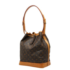 ルイ ヴィトン モノグラム ノエ 肩掛け ショルダーバッグ M42224 ブラウン PVC レザー レディース LOUIS VUITTON 【中古】