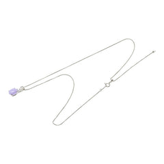 ノーブランド Pt900 プラチナ Pt850 プラチナ ラベンダーヒスイ2.05ct ダイヤ0.06ct ペンダントネックレス レディース no brand 【中古】