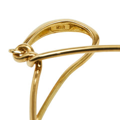 ノーブランド K18 ゴールド パール約10.1~10.4mm ピアス レディース no brand 【中古】