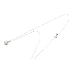 ノーブランド Pt900 プラチナ Pt850 プラチナ ダイヤ1.138ct ダイヤ0.28ct ネックレス レディース no brand 【中古】