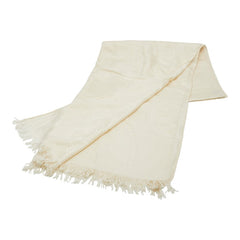 エルメス ニュー リブリス ストール アイボリー カシミヤ シルク レディース HERMES 【中古】